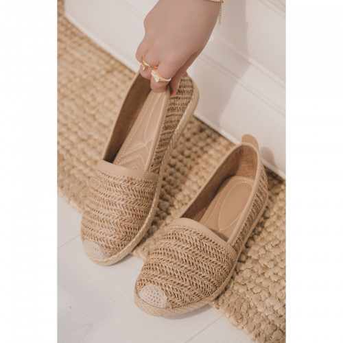 0025772 ronnes hasir gunluk espadril nude