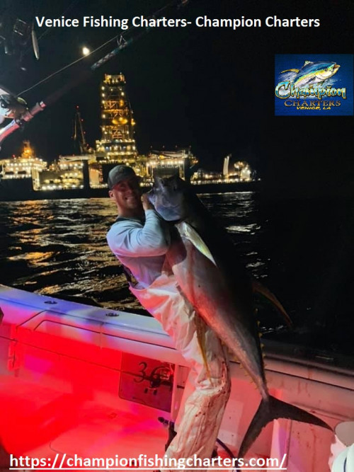 Champion Charters, the Venice Louisiana Fishing Charters Company, is situated in Venice Louisiana and focuses on deep sea Tuna fishing trips. We aim to bring you the joy of fishing as well as to assist you in catching them. We offer you the simplest planned Venice fishing trips so that you enjoy this fishing trip to the most within your budget.Visit,https://bit.ly/3dZUD0u