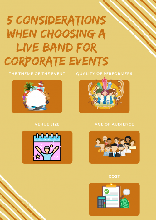 Need a live band for your corporate events? Learn about these 5 considerations first before getting one!

#LiveBandForYourCorporateEvents

https://bluewhalemusicevents.com.sg/