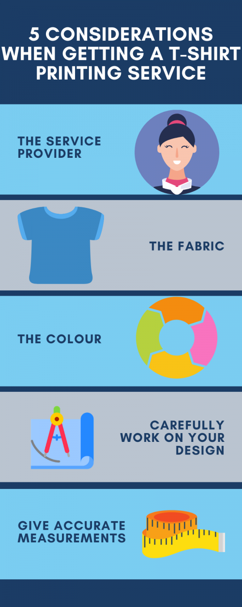 Looking to get a t-shirt printing service in Singapore? First, you need to know these 5 considerations before you get one!

#TShirtPrintingSingapore

https://www.printeesg.com/t-shirt-printing/