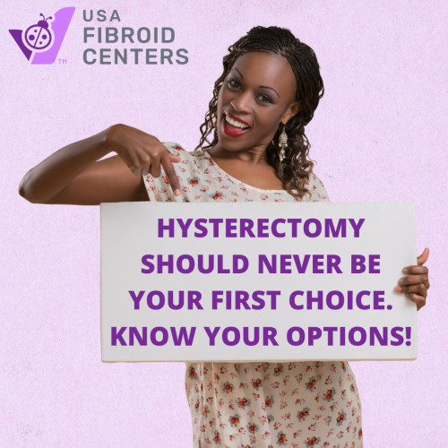 It might be challenging for many women with symptomatic fibroids to decide whether to get a hysterectomy. It might be particularly challenging for women who have never given birth. Despite being a successful treatment for fibroids, hysterectomy is permanent. It's important to know your options. https://www.usafibroidcenters.com/uterine-fibroid-treatment/hysterectomy-vs-ufe/