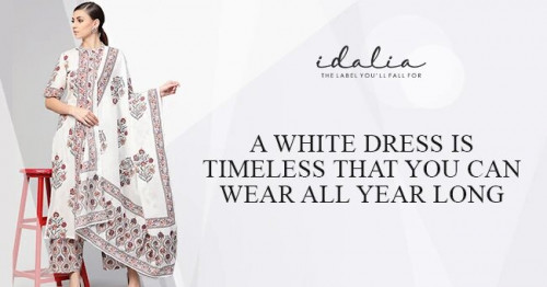 The color white in itself looks so peaceful. We all love the color white not only because it matches with any other color but also because it looks elegant. You can buy white dresses for women online from our online portal- Idalia. The color white is a symbol of offering, humane, appreciation, isolation, and endurance