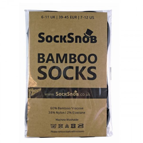 Bamboo Invisible Mens Black