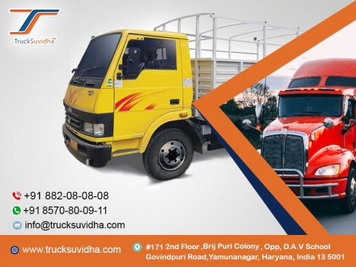 Truck Suvidha is a platform to book truck rental services that crosses over any barrier between burden proprietors and truck proprietors in India.
TruckSuvidha enables transporters to view multiple freight opportunities. It allows them to quote competitive truck fares to book a load.

More Info  -   https://trucksuvidha.com/TruckBoard.aspx