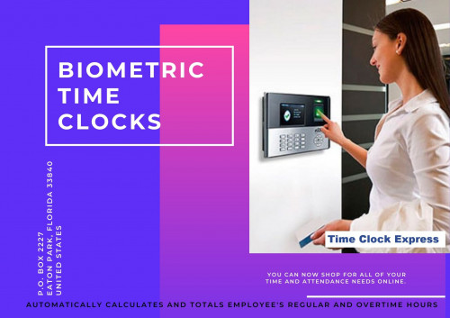 Biometric Time Clocks