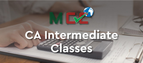 Guaranteed better results with the India's best CA Intermediate Online Classes 2021 provided by highly experienced teachers of Mittal Commerce Classes. Book your slot now! For more details visit @ https://mccjpr.com/ca-intermediate-classes/