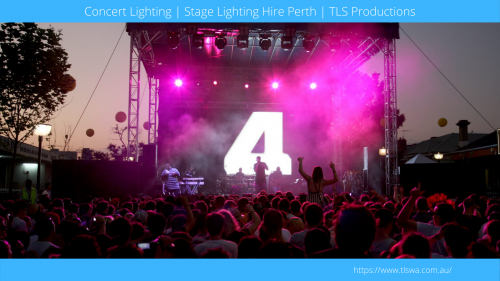 At TLS Productions, we specialise in concert and stage lighting hire and sales in Perth. Our concert lighting services are renowned all over Australia.
https://bit.ly/2VhcSIr