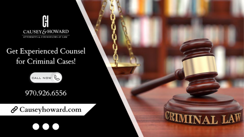 Facing Criminal Charges? You've come to the right place. We Causey & Howard, LLC, are compassionate listeners, and empathize with the fear, frustration, and shame that people often feel when facing criminal charges. For more details, call us @ 970.926.6556!