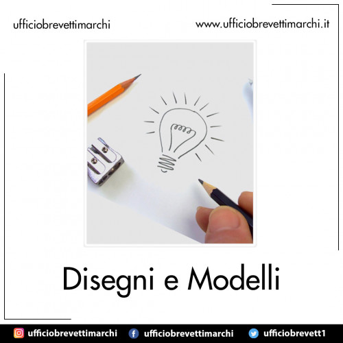 I disegni, o modelli, tutelano l'aspetto di un prodotto, o di una parte di esso, così come è determinato dalle caratteristiche delle linee, dei contorni, dei colori, della forma, della struttura di facciata e dei materiali che compongono il prodotto.
https://www.ufficiobrevettimarchi.it/servizi/disegni-e-modelli/