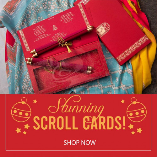 Scroll Invitations are a very unique way to invite your guests to the wedding ceremony. This invitation style has been used since ancient times & is now repeating itself in the trend. Mesmerize your guests with premium Scroll Wedding Invitations Card from Indian Wedding Card and avail free shipping on samples worldwide. Check out @ https://www.indianweddingcard.com/Scroll-Invitations.html