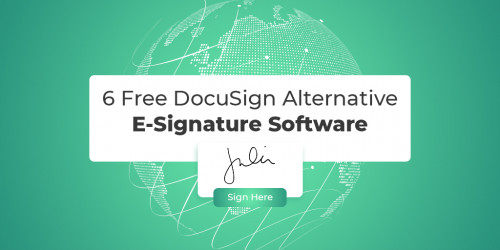 We research and found the best 6 Docusign alternatives software. An e-signature refers to data in electronic form, which is logically associated with other electronic form data and is used by the signatory to sign.

https://www.filesdna.com/docusign-alternatives/