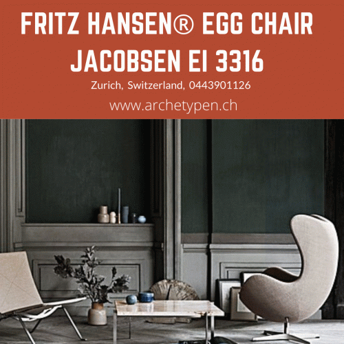 Discover high-quality and durable Fritz Hansen egg chair at archetypen. True to its original descent, a casual piece of standard chair. It also enchants the lobby of a Royal Hotel. A sculptural design with an instant sense of empowerment can be found in this forever classic. Visit:https://www.archetypen.ch/fritz-hansen-jacobsen-egg-chair-das-ei-sessel-lounge.html