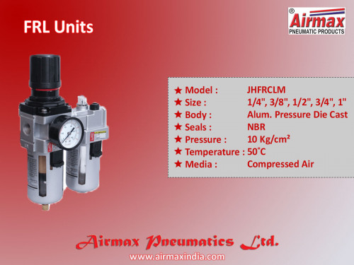 Airmax Pneumatics Ltd well known manufacturer & supplier of Frl units in India. They have a good quality product with a long life cycle. Visit their website to know more.