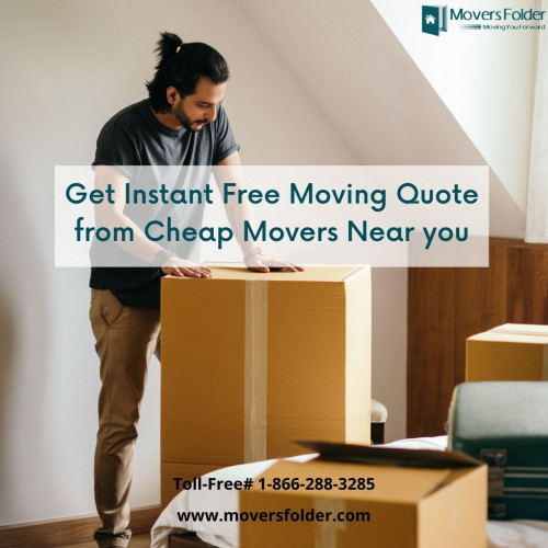 Get Instant Free Moving Quote from Cheap Movers Near you