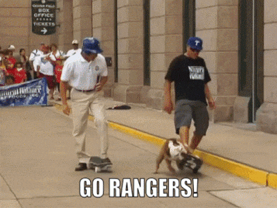 Go Rangers Jim Knox skateboard 2016