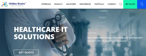Hidden Brains Healthcare IT Solutions are aimed at improving efficiencies and advancing quality of care with an ultimate focus of innovating for the future. https://bit.ly/34FdPL9