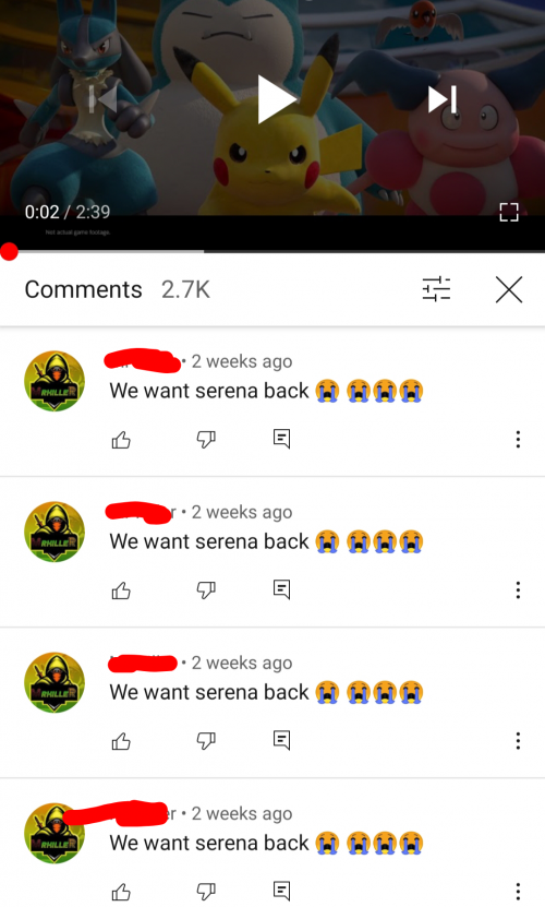 Someone wants Serena back