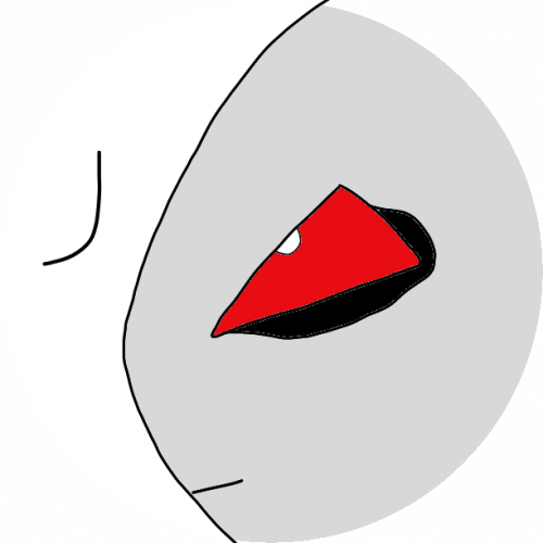 I wanted to create Jiren's face ( dragonball guy)without looking at a Jiren face.