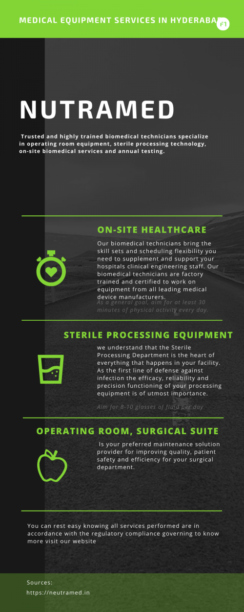 Neutramed Healthcare provides good healthcare products to ease the recovery. We are available at the doorstep for patients as per their convenience at the time of need. Just contact us +91-9010214945 for medical equipment services in Hyderabad.We provide rental services and also nursing care at home.Website: https://neutramed.in/