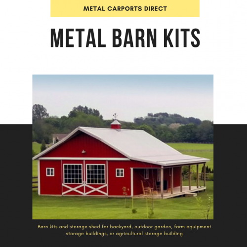 If you're looking for barn kits and storage shed for backyard, outdoor garden, farm equipment storage buildings, or agricultural storage building? Metal Carports Direct offers the best industry prices in North Carolina, US. Call Toll-free at (844)337-413