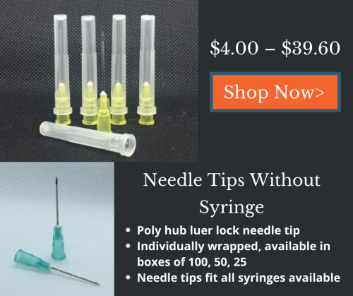 Needle Tips Without Syringe