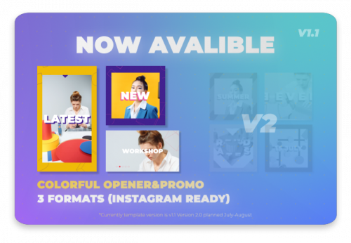 Now Avalible Colorful Opener&Promo v1.1 3