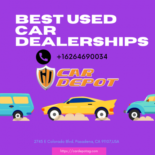 Car Depot is the top nearby used car dealer in Pasadena. Contact them for buying the best car you want at a low rate. Check out the loan options for a faster process.