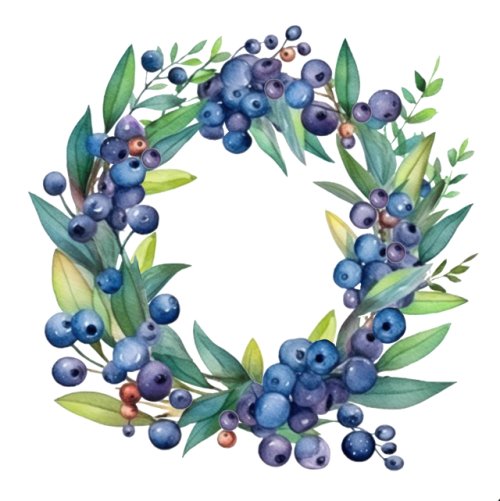 5046 Blueberry wreath 1 copy