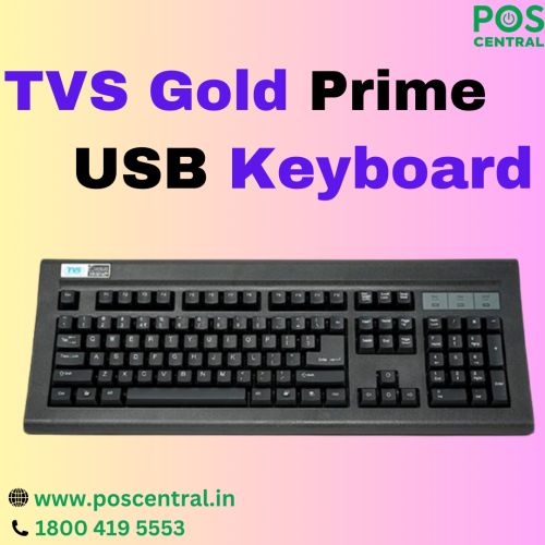 The TVS Gold Prime USB Keyboard is a top-notch keyboard designed to make your typing experience smoother and more comfortable. It is equipped with dustproof key switches. This means that it's designed to keep dust and debris out of the keys, ensuring that your keyboard stays clean and functional even in dusty environments. The keys on this keyboard are built to last. They can withstand up to 50 million keystrokes, making it a reliable choice for both work and play. The key characters are laser-etched onto the keys, ensuring that they won't fade or wear off even after extended use. For more detailed information about TVS Electronics Gold Prime Keyboard, it's best to visit the POS Central India's website. https://www.poscentral.in/tvs-gold-prime-usb-keyboard.html