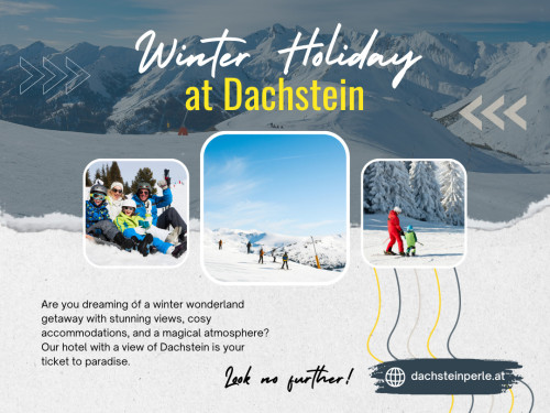 Choosing the perfect apartment for your winter holiday at Dachstein can greatly enhance your overall experience. By considering factors, you can make an informed decision and have a memorable stay. 

Visit Us: https://dachsteinperle.at/en/

Heinz Tritscher, Alpin Residenz Dachsteinperle

Vorberg 291, 8972 Ramsau am Dachstein, Austria
+43368781305
reservierung@dachsteinperle.at

Find on Google Map: http://www.google.com/maps/place//data=!4m2!3m1!1s0x47712fc369b20799:0x25a10bce58fcf892?source=g.pag...

Business Site: https://alpin-residenz-dachsteinperle.business.site

Our Profile: https://gifyu.com/dachsteinperle

See More: 

https://is.gd/qVFLFC
https://is.gd/ey4gBT
https://is.gd/FzNmNY
https://is.gd/iYlzC4