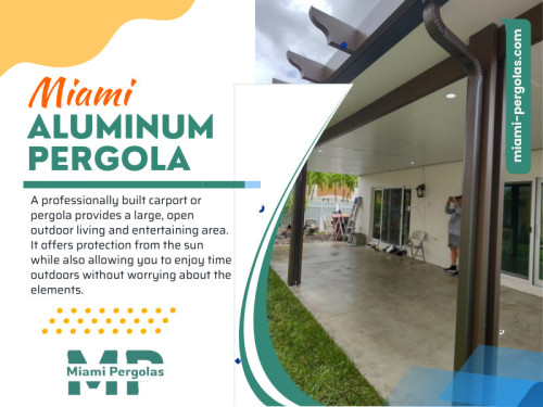 Quality Miami aluminum Pergola is designed to withstand the elements and require minimal maintenance. It means you can enjoy the benefits of these structures without the hassle of constant upkeep.

Official Website: https://miami-pergolas.com/
Google Business Site: https://miami-pergolas-insulated-patio.business.site

Address: 11940 sw 212th st, Miami Fl, 33177, United States
Tell: 7869912423

Find us on Google Map : http://maps.app.goo.gl/gXeZNakr8LXiCpnRA

Our Profile: https://gifyu.com/miamipergolas
More Images: 
https://tinyurl.com/2w368s5x
https://tinyurl.com/mr28ycjn
https://tinyurl.com/4c8y6vps
https://tinyurl.com/bdhrsm94