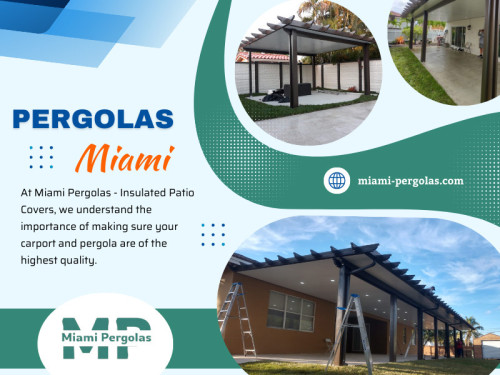 One of the most immediate and tangible benefits of adding a carport or Pergola Miami to your home is an increase in its overall value. 

Official Website: https://miami-pergolas.com/
Google Business Site: https://miami-pergolas-insulated-patio.business.site

Address: 11940 sw 212th st, Miami Fl, 33177, United States
Tell: 7869912423

Find us on Google Map : http://maps.app.goo.gl/gXeZNakr8LXiCpnRA

Our Profile: https://gifyu.com/miamipergolas
More Images: 
https://tinyurl.com/bdcn8dr6
https://tinyurl.com/mry46pmk
https://tinyurl.com/3ju24h7r
https://tinyurl.com/3kvzjyys