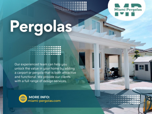If you are looking for professional Pergolas near me online contact us today. It can significantly boost the resale value of your home. 

Official Website: https://miami-pergolas.com/
Google Business Site: https://miami-pergolas-insulated-patio.business.site

Address: 11940 sw 212th st, Miami Fl, 33177, United States
Tell: 7869912423

Find us on Google Map : http://maps.app.goo.gl/gXeZNakr8LXiCpnRA

Our Profile: https://gifyu.com/miamipergolas
More Images: 
https://tinyurl.com/bdcn8dr6
https://tinyurl.com/mry46pmk
https://tinyurl.com/3ju24h7r
https://tinyurl.com/25yytpr3