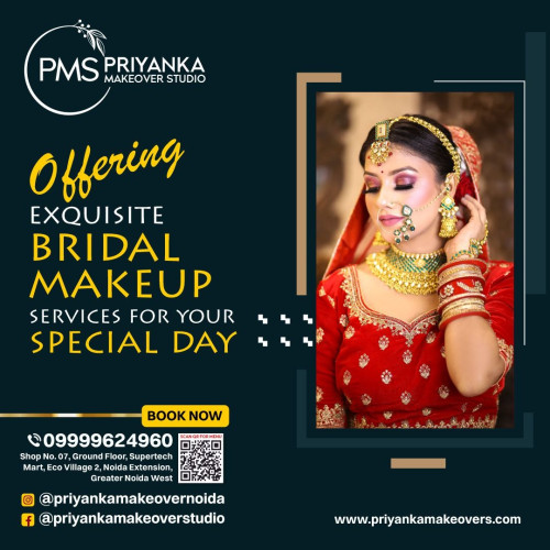 Discover bridal beauty perfection at Priyanka Makeovers, your wedding day's best companion.
https://www.priyankamakeovers.com/bridal-makeup.php