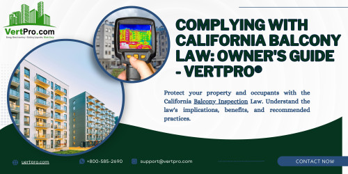 Protect your property and occupants with the California Balcony Inspection Law. Understand the law's implications, benefits, and recommended practices.