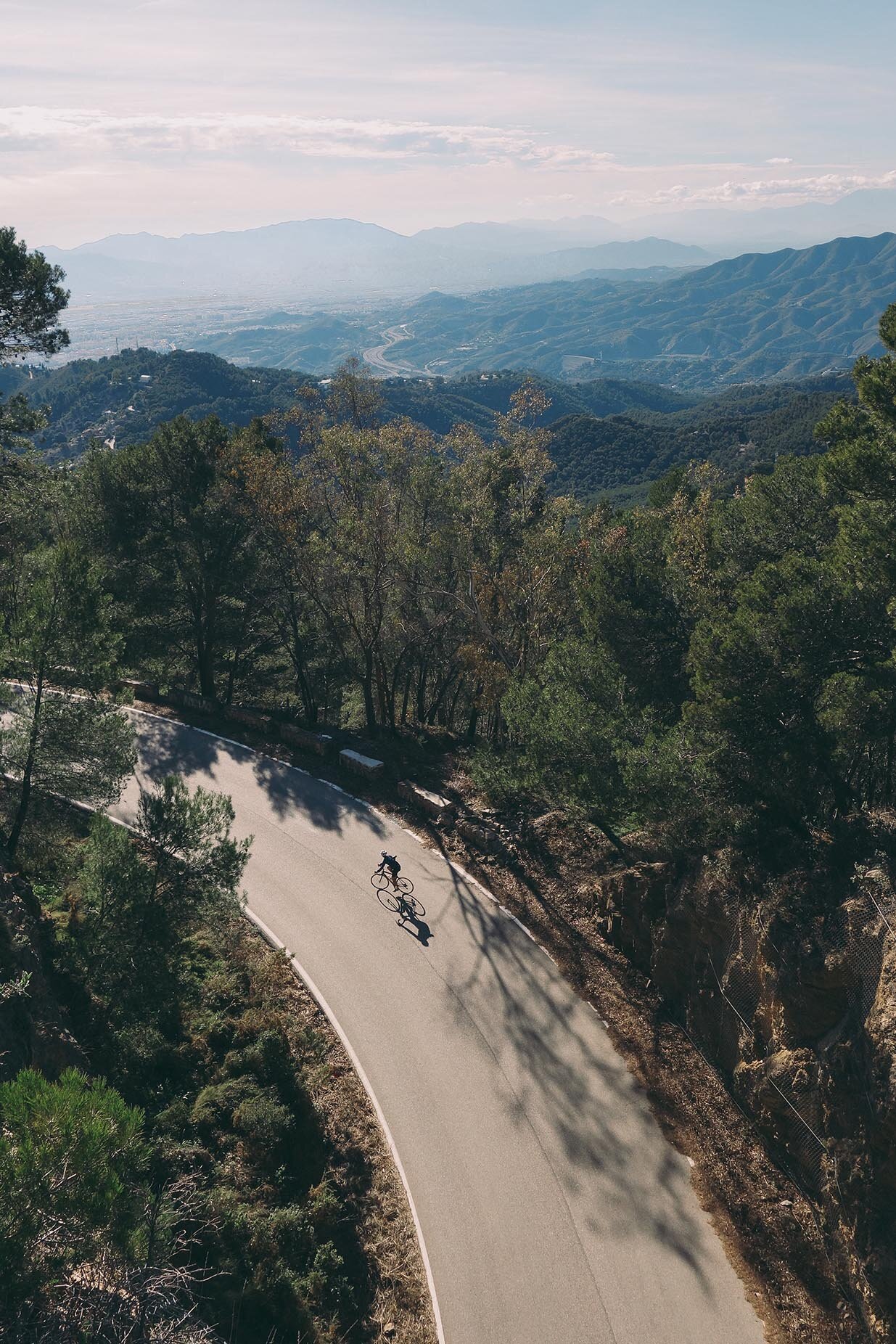 Rider in the hills of Sierra De Loja