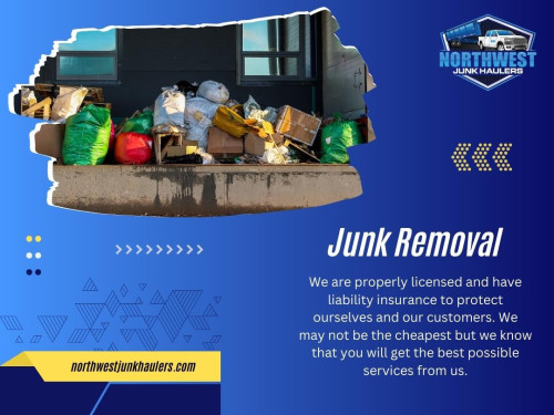 A reliable Everett junk removal service should be able to accommodate your schedule and provide prompt service. Look for companies that offer same-day or next-day service, as this can expedite the de-cluttering process and save you time and effort.

Official Website: https://northwestjunkhaulers.com

Google Business Site: https://northwest-junk-haulers.business.site/

Contact: Northwest Junk Haulers
Address: 9023 Merchant Way, Everett, WA 98208, United States
Contact Number: +14255350247

Find us on google map: http://goo.gl/maps/RVHe5Xmph1ZZM4Nv7

Our Profile: https://gifyu.com/northwestjunk
More Images: https://tinyurl.com/yv2ouafb
https://tinyurl.com/yph9x67r
https://tinyurl.com/ynsd69jp
https://tinyurl.com/yvu6ap9c