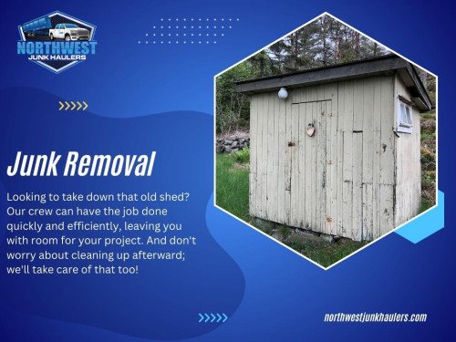 When you work with Snohomish junk removal experts, you will get a range of services to help clear clutter and create a clean and organized living environment. 

Official Website: https://northwestjunkhaulers.com

Google Business Site: https://northwest-junk-haulers.business.site/

Contact: Northwest Junk Haulers
Address: 9023 Merchant Way, Everett, WA 98208, United States
Contact Number: +14255350247

Find us on google map: http://goo.gl/maps/RVHe5Xmph1ZZM4Nv7

Our Profile: https://gifyu.com/northwestjunk
More Images: https://tinyurl.com/yv2ouafb
https://tinyurl.com/yph9x67r
https://tinyurl.com/ynsd69jp
https://tinyurl.com/yvu6ap9c