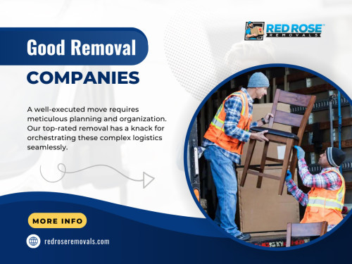 Choosing good removal companies that can handle your move efficiently and without stress is crucial when relocating. Moving can be daunting, and having a reliable removal company by your side can make all the difference. However, not all removal companies are created equal. Some stand out from the rest due to their professionalism, efficiency, and dedication to customer satisfaction. 

Official Website : https://redroseremovals.com/

Address : Kingston upon Thames, London
Phone : +44 2080505745

Google Map : https://maps.app.goo.gl/VLqoBaToAPYZ7zNJ7

Our Profile : https://gifyu.com/redroseremovals

More Photo : 

http://chilp.it/154a5cf
http://chilp.it/73549b0
http://chilp.it/6b7984e
http://chilp.it/3a557a6