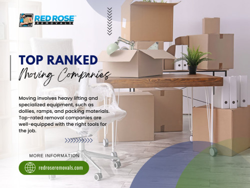 Time is precious, especially during a move when there are countless tasks to complete. Top ranked moving companies save you significant time and energy by handling the most challenging aspects of the move. It allows you to focus on settling into your new home and adapting to your new surroundings.

Official Website : https://redroseremovals.com/

Google Map : https://maps.app.goo.gl/VLqoBaToAPYZ7zNJ7

Address : Kingston upon Thames, London
Phone : +44 2080505745

Our Profile : https://gifyu.com/redroseremovals

More Photo : 

https://tinyurl.com/ync8bfou
https://tinyurl.com/ypy45ccw
https://tinyurl.com/yvmkdvv7
https://tinyurl.com/yvj685bb