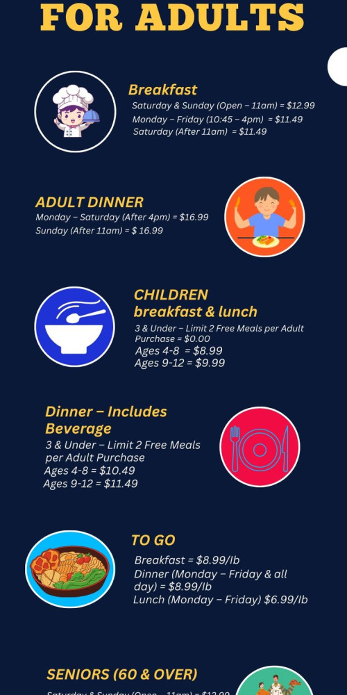 Golden Corral adult prices, Golden Corral breakfast prices for adults, Golden Corral prices for adults dinner. https://goldencorralprices.com/how-much-is-golden-corral-for-adults/