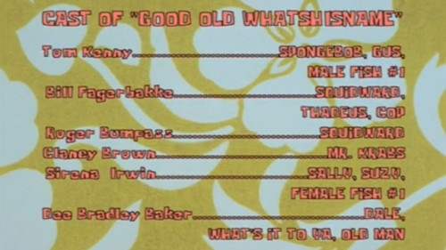 SpongeBob GOW Credits