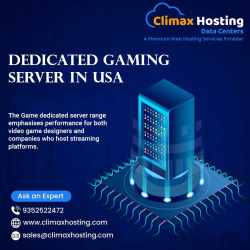 climax Hosting are the Cheap Gaming Server Provider in USA. You can Buy Dedicated Game Server Hosting At Lowest Price With Fully Managed, Low Latency And 100 % Up Time, Unlimited Bandwidth.You can get small to extra-large size dedicated gaming servers hosting. The gaming servers come with quad core processor, 32 GB ram, and a gaming control panel which ensures the high performance of your gaming website.

https://www.climaxhosting.com/gaming-servers.php