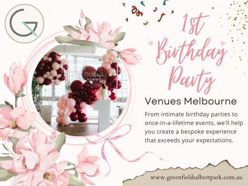 1st Birthday Party Venues Melbourne