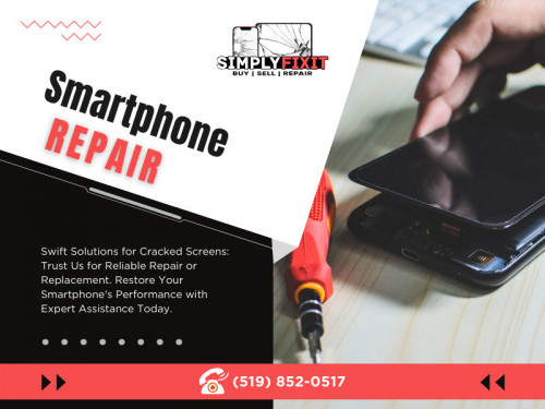 Some might consider DIY repairs, but they often lead to more significant problems. Professional Smartphone repair near me offers cost-effective solutions. While buying a new phone might seem the only option, these experts can salvage your iPhone at a fraction of the cost. 

Official Website: https://simplyfixit.ca/

Click here for more Information: https://simplyfixit.ca/london

SimplyFixIT - Phone & Laptop - London
Address: Inside Oxbury Centre, 1299 Oxford St E Unit 4E, London, ON N5Y 4W5, Canada
Phone: +15198520517

Find Us On Google Maps: https://maps.app.goo.gl/gEWQBPFReQuqHgBg6

Business Site: https://simplyfixitphonelaptoplondon.business.site

Our Profile: https://gifyu.com/simplyfixitca

More Images:
https://tinyurl.com/37zxmmh8
https://tinyurl.com/5dfet7xw
https://tinyurl.com/ye3dsh6w
https://tinyurl.com/294ezx7y