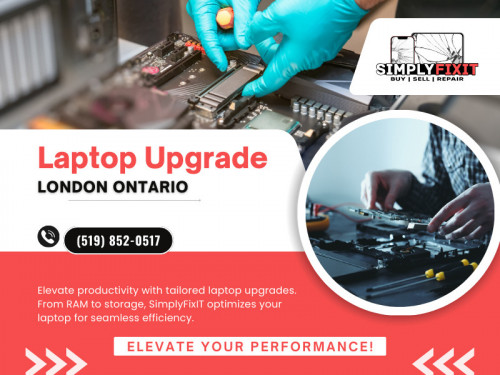 We also offer additional services such as data recovery, Laptop upgrade London Ontario, virus removal, and more. Trust us to unlock the secrets of laptop repair for you! So next time your laptop needs a fix, remember that SimplyFixIT is just a call away.

Official Website: https://simplyfixit.ca/

Click here for more Information:  https://simplyfixit.ca/laptop-repair-london

SimplyFixIT - Phone & Laptop - London
Address: Inside Oxbury Centre, 1299 Oxford St E Unit 4E, London, ON N5Y 4W5, Canada
Phone: +15198520517

Find Us On Google Maps: https://maps.app.goo.gl/gEWQBPFReQuqHgBg6

Business Site: https://simplyfixitphonelaptoplondon.business.site

Our Profile: https://gifyu.com/simplyfixitca

More Images:
https://tinyurl.com/5dfet7xw
https://tinyurl.com/ye3dsh6w
https://tinyurl.com/294ezx7y
https://tinyurl.com/2wkmck6v