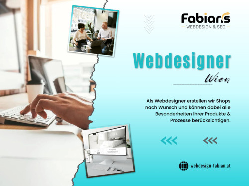 Denken Sie daran, einen Webdesigner Wien Dienst auszuwählen, der Ihnen dabei helfen kann, diese wesentlichen Elemente zu Ihrer Website hinzuzufügen und so ein nahtloses und benutzerfreundliches Kundenerlebnis zu gewährleisten.

Unsere offizielle Website: https://webdesign-fabian.at/

Fabians Webdesign & SEO
Adresse: Schwaigergasse 4/2 1210 Wien
Telefonnummer: + 43 660 833 1477
E-Mail: office@webdesign-fabian.at

Unser Profil: https://gifyu.com/webdesignfabian

Mehr Bilder:
https://tinyurl.com/ym5pfz48
https://tinyurl.com/ymebdzkv
https://tinyurl.com/yom2mtjb
https://tinyurl.com/yuts88o2