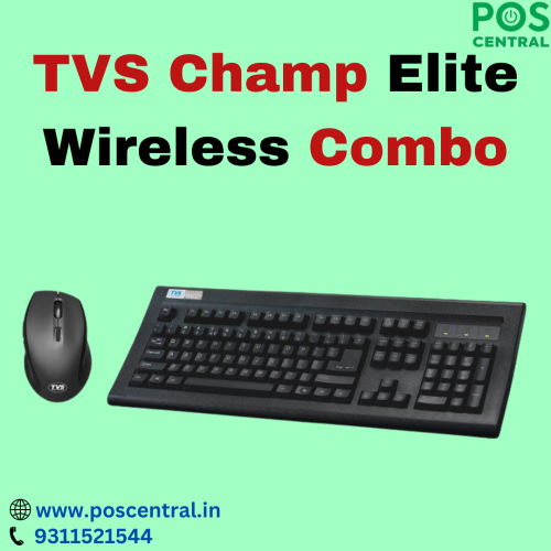 The TVS Champ Elite Combo is a convenient and user-friendly set of computer peripherals designed to make your work easier. This combo includes a wireless keyboard and mouse that provide a seamless and clutter-free computing experience. The key characters on the Champ Combo are precision laser-etched for lasting clarity and durability. With its advanced optical movement detection technology, the mouse ensures precise and responsive cursor control. The keycaps on this keyboard are also made of ABS, ensuring consistent quality and tactile response. Don't miss out on this opportunity to get TVS Champ Elite Wireless Combo from the POS Central India website at an affordable price. For more information, visit https://www.poscentral.in/tvs-champ-elite-aaa-wireless-combo.html