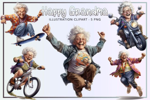 Happy Grandma Sublimation Bundle 71710096