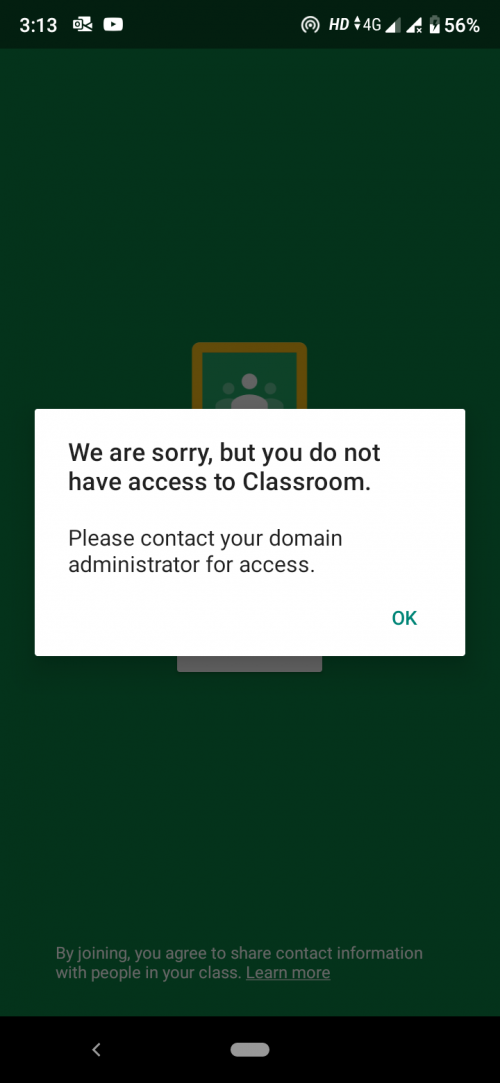 We are sorry but you do not have access to Classroom Visit: https://mkerala.com/solved-google-classroom-we-are-sorry-but-you-do-not-have-access-to-classroom/